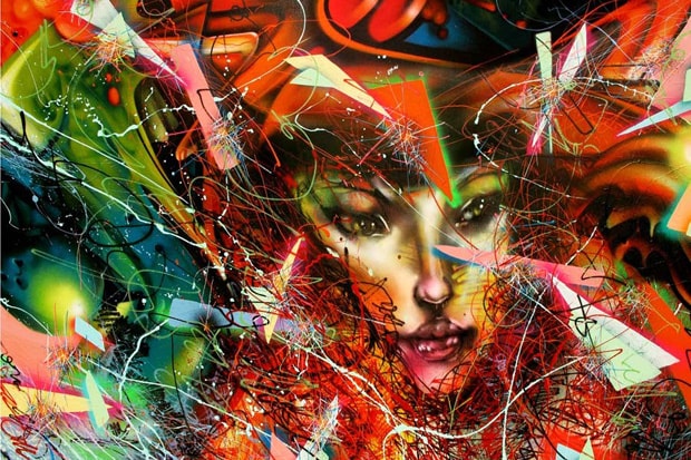 David Choe for Mark Zuckerberg Painting