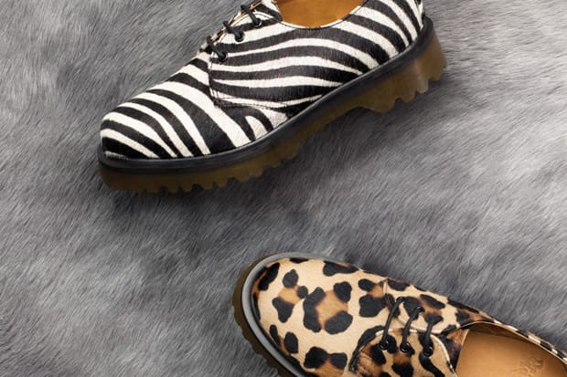 doc martens zebra print