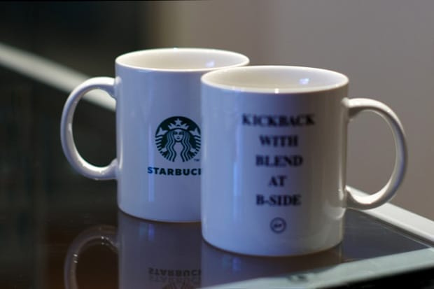 fragment design x Starbucks "Kickback with Blend at B-Side"