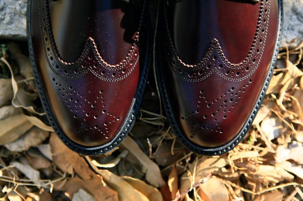 arrow brogue shoes