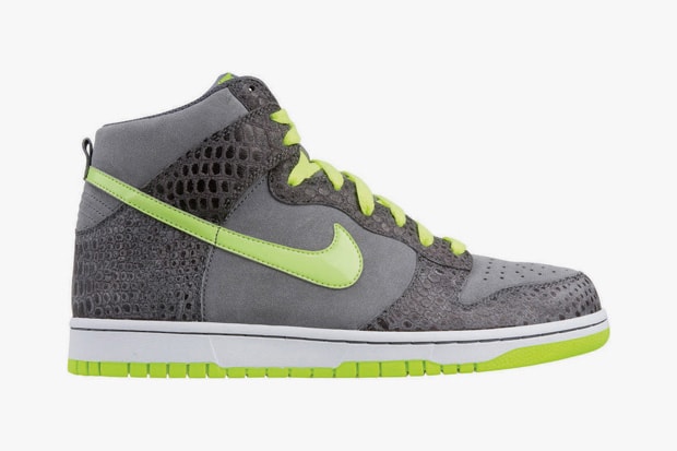 Nike Dunk High Cool Grey/Hot Lime
