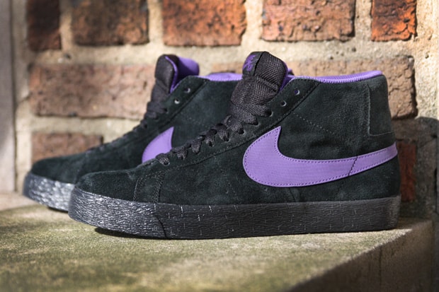 Nike SB Blazer Hi Black/Varsity Purple