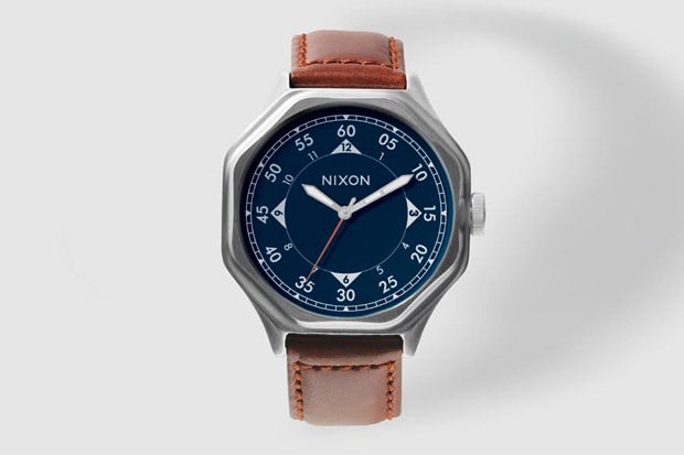 Nixon Falcon Leather Watch