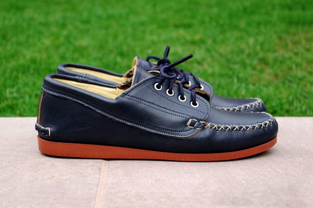 Quoddy Brick Camp Sole Cross Stitch Maliseet Oxford