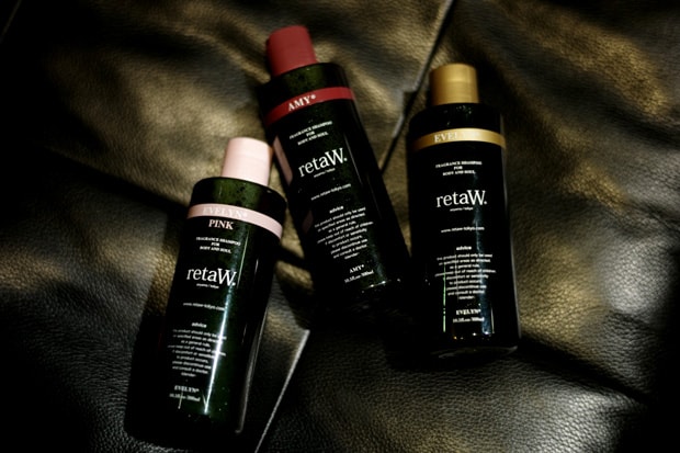 retaW AMY*, EVELYN* & EVELYN* Pink Body Shampoo