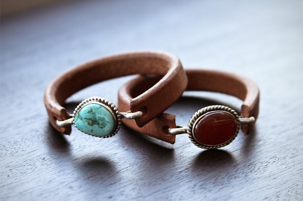 Self Edge Leather & Silver Bracelets