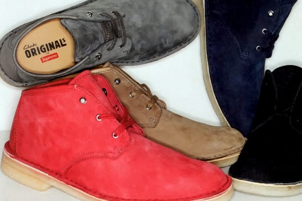 supreme clarks desert boots