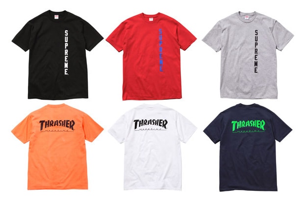Skate Brand-Collaborative Streetwear : thrasher and supreme
