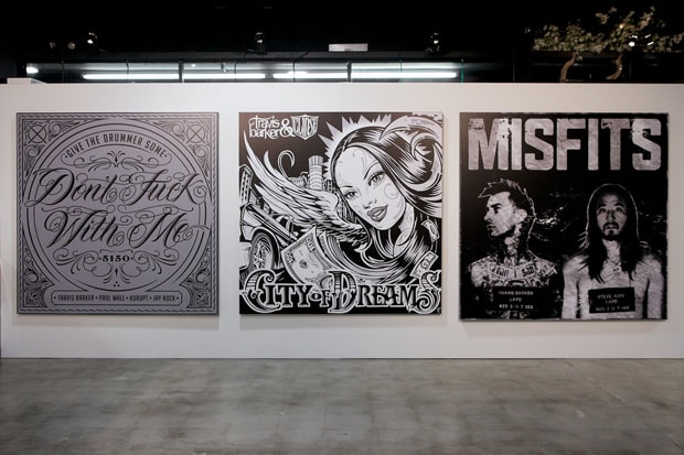 Travis Barker Album Art Show