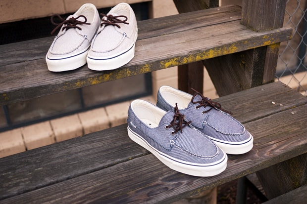 Vans California Zapato Del Barco Pinstripe