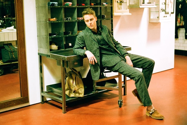 YMC 1930s Salt & Pepper Black Chambray Set