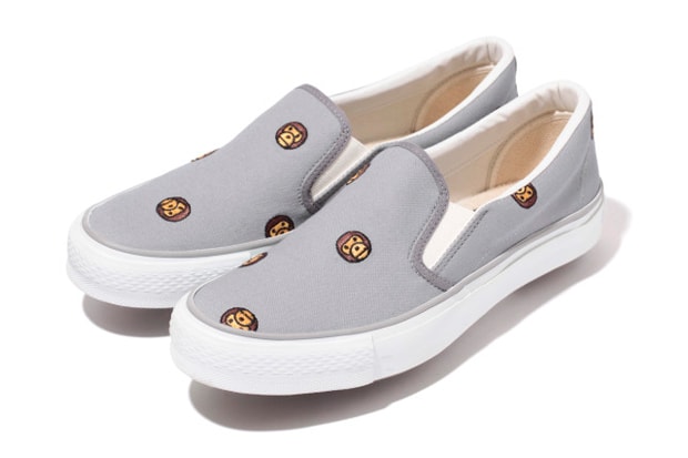 A Bathing Ape Milo Embroidery Slip-Off