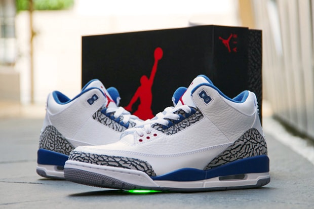 Air Jordan 3 White/True Blue