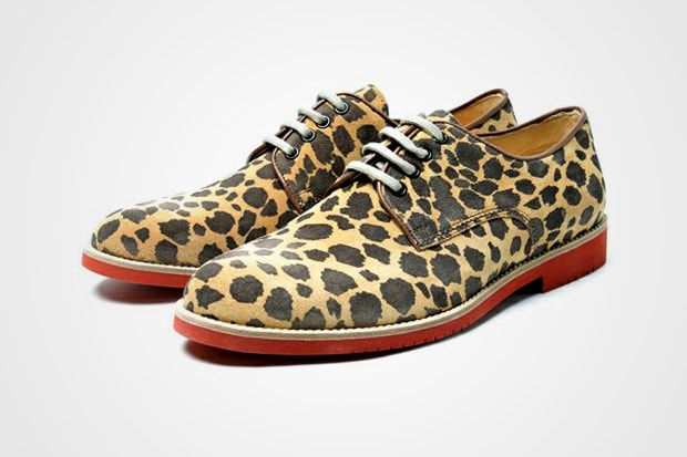 Boemos Leopard Red Brick Oxford