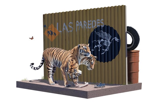 Josh Keyes "Magician's Garden" Exhibition @ Fecal Face Dot Gallery