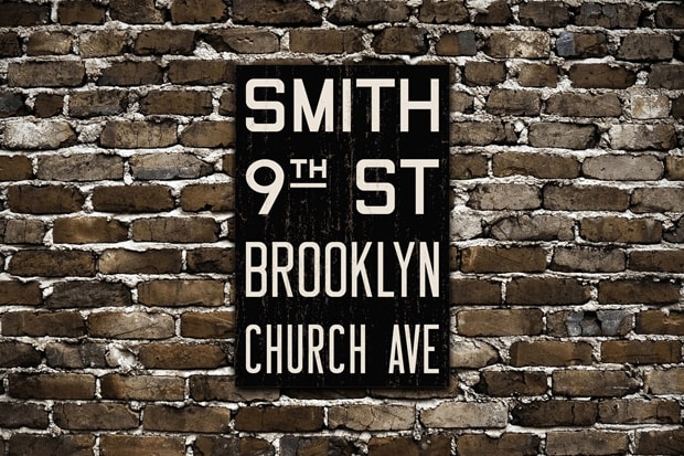 Flying Junction: Vintage Subway Signs & Bus Scrolls