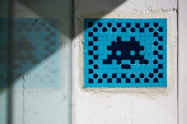 Invader at MOCA “Art in the Streets”