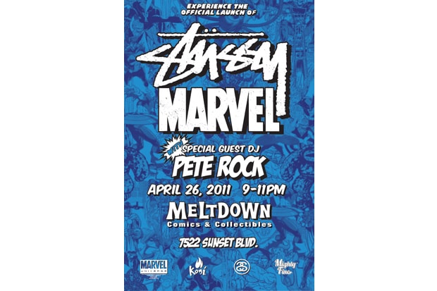 Marvel Comics x Stussy Launch Event @ Meltdown
