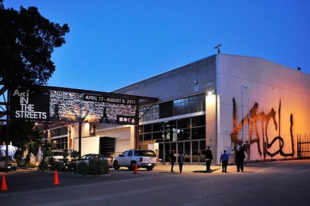 Os Gemeos & Co. Mini Subway Car at MOCA "Art in the Streets" 