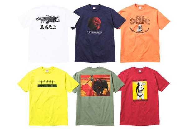 all supreme t shirt designs