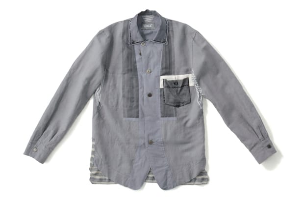 TAKAHIROMIYASHITA TheSololst. x Swarovski Elements Wide Collar Shirt