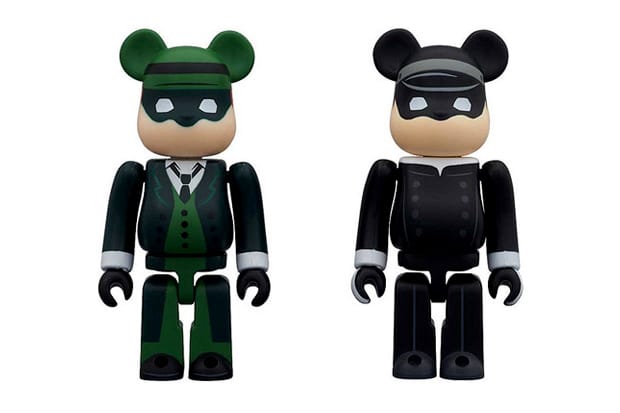 The Green Hornet & Kato Medicom Toy Bearbrick 100% Pack