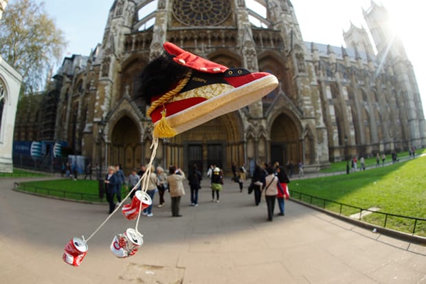 WeAreHQ x PUMA Suede Mid "Royal Wedding" Custom Pack