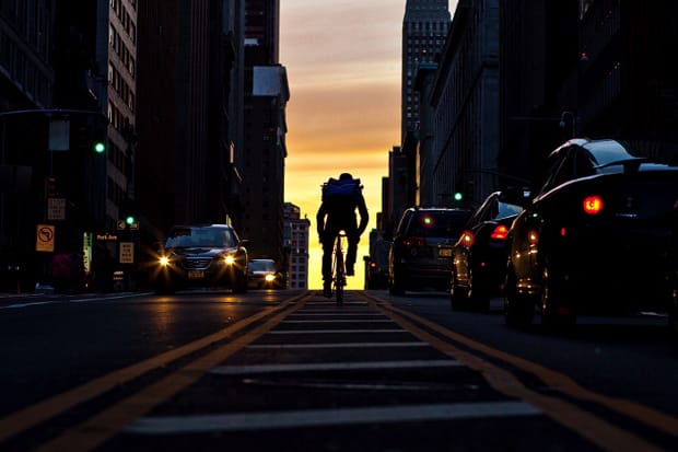 Wired: Bike Messengers Pedal Past Bandwidth in Data Race