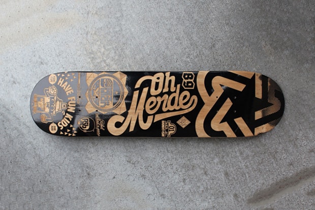 123Klan "Against the Grain" Skatedeck