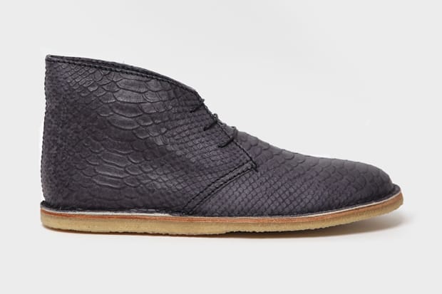 Acne Snakeskin Chukka Boot