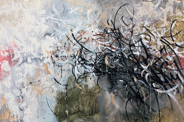 José Parlá “Character Gestures” Exhibition @ OHWOW LA