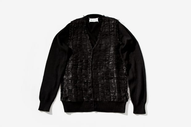 Maison Martin Margiela Leather Bands Cardigan