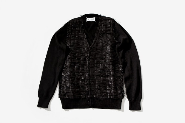 Maison Martin Margiela Leather Bands Cardigan