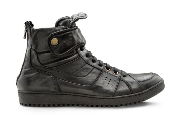 Neil Barrett Leather Hightop Sneaker