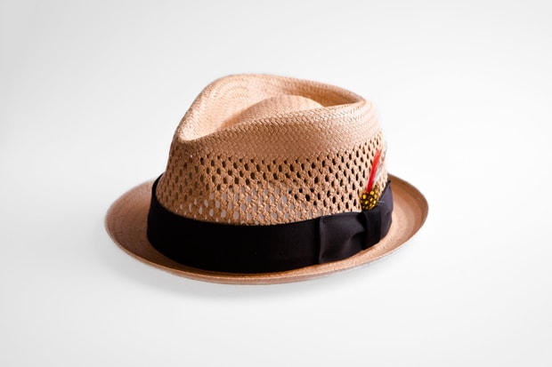 New York Hat Co. Straw Fedora Hat