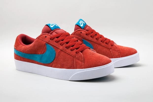 Nike SB Blazer Low Tangy Teal/Terracotta
