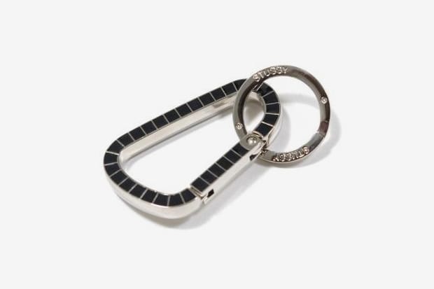 Stussy Black Fragment Carabiner