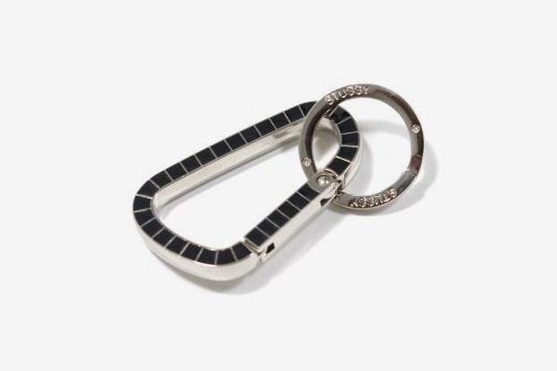 Stussy Black Fragment Carabiner