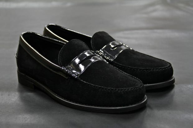 Theophilus London x Ronnie Fieg x Sebago Triple Black Penny Loafer