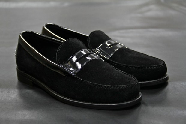 Theophilus London x Ronnie Fieg x Sebago Triple Black Penny Loafer