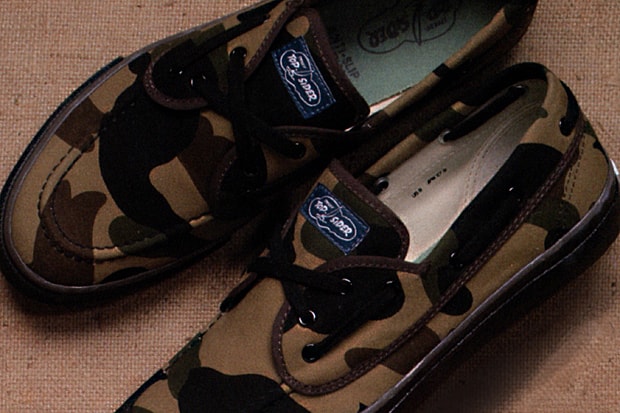 A Bathing Ape x Sperry Top-Sider Bahama Preview