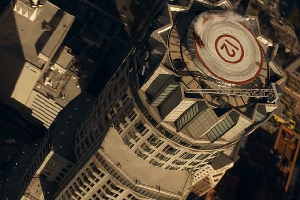 BMW 1M Drifting Atop the World's Highest Helipad Commercial