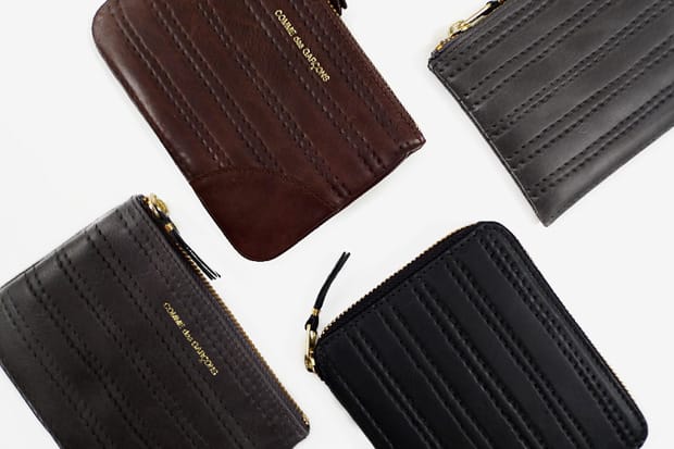 COMME des GARCONS Embossed Stitch Wallets