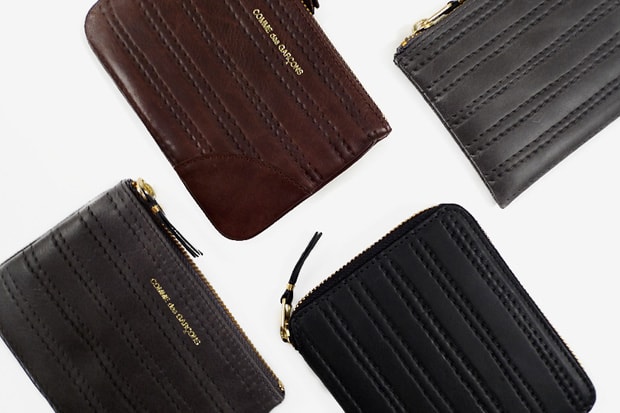 COMME des GARCONS Embossed Stitch Wallets