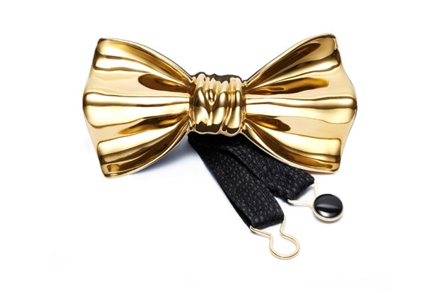 Cor Sine Labe Doli Primo Metallic Ceramic Bow Tie