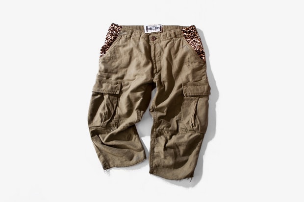 FUCT SSDD Leopard Cargo Shorts