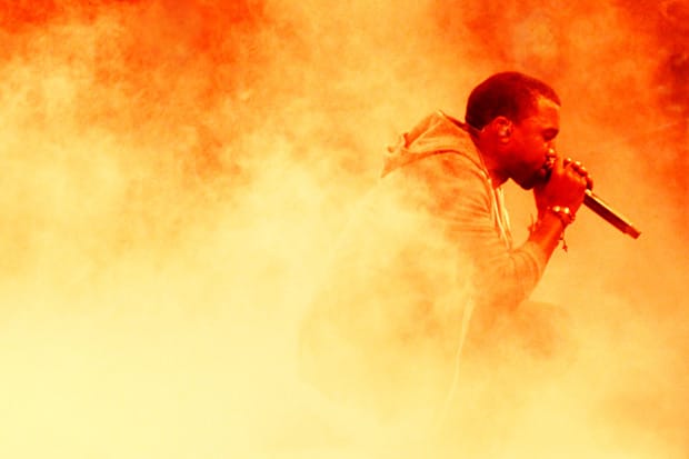 Kanye West @ MoMA Garden Party by Tommy Ton