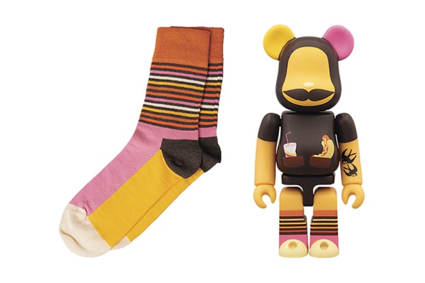Medicom Toy x Happy Socks Bearbrick Collaboration