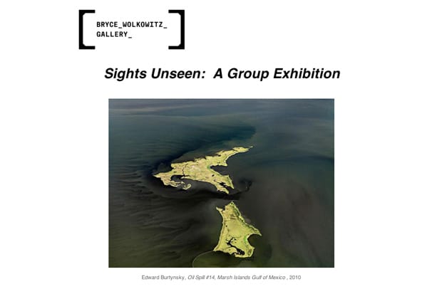 Sights Unseen: A Group Exhibition @ Bryce Wolkowitz Gallery