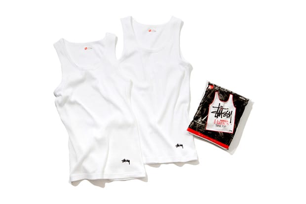 Stussy x Hanes Ribbed Tank Top